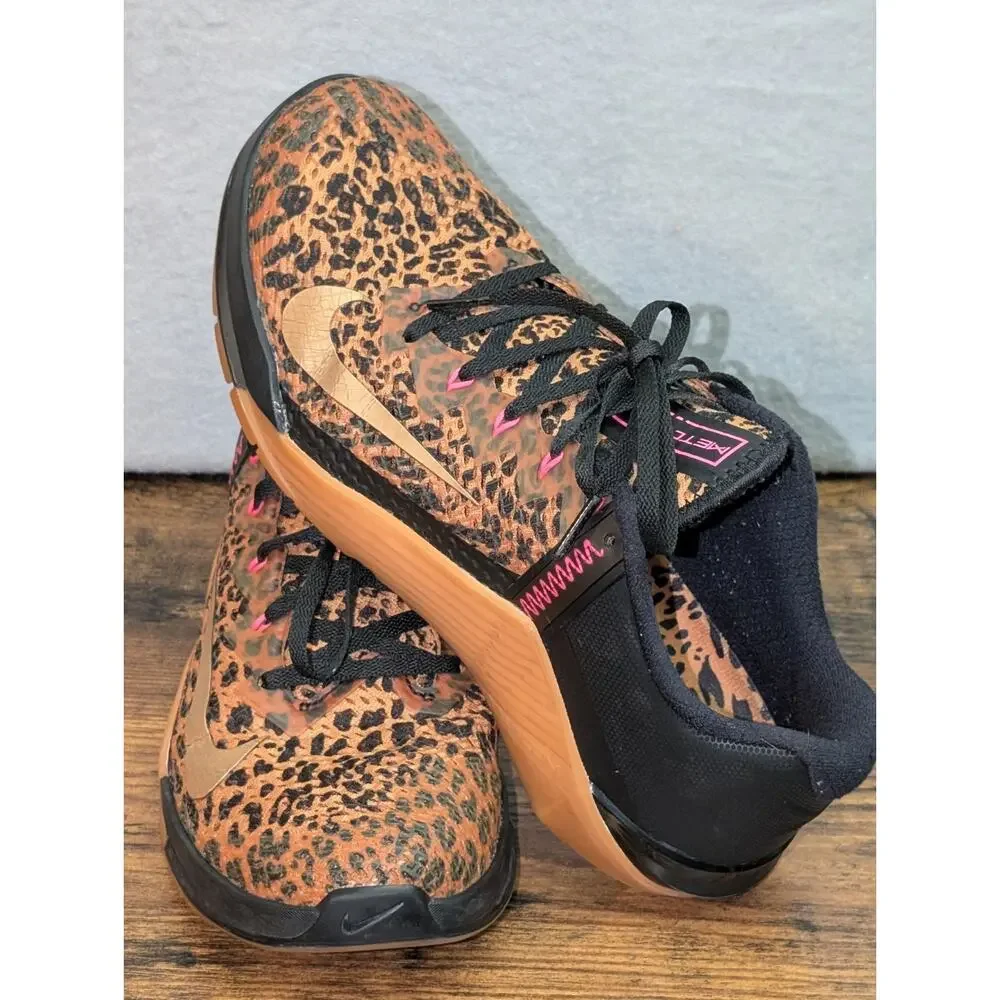 NIKE METCON Women's 9 LEOPARD CHEETAH TRAINER SNEAKER SHOE AT3160-096